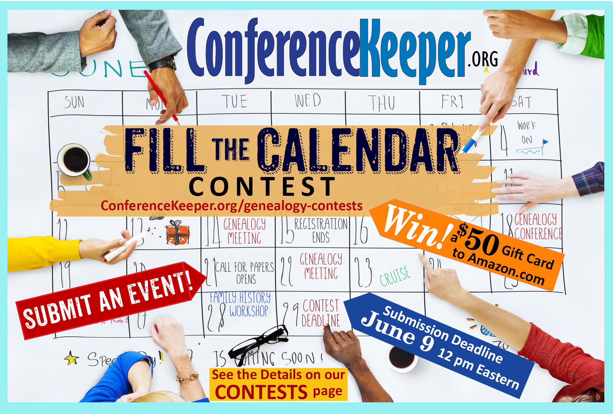 ConferenceKeeper's "Fill The Calendar" Contest
