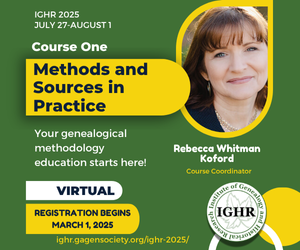 IGHR Institute of Genealogical and Historical Research