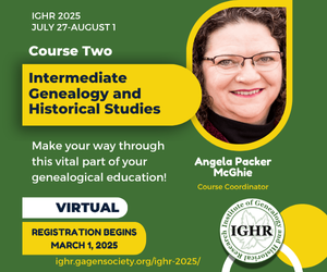 IGHR Institute of Genealogical and Historical Research