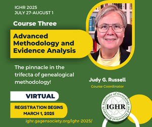 IGHR Institute of Genealogical and Historical Research