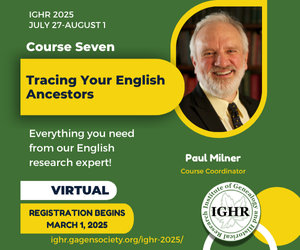 IGHR Institute of Genealogical and Historical Research